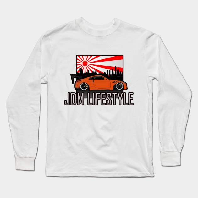 Nissan 350z Long Sleeve T-Shirt by JDMzone